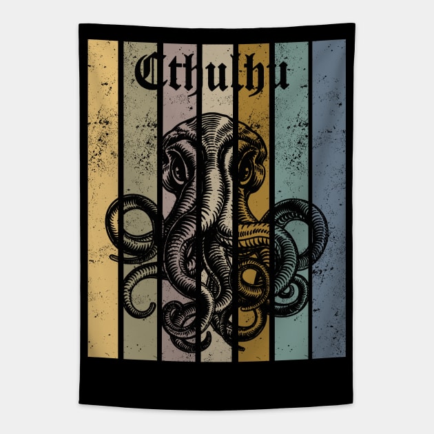 Cthulhu Lord Tapestry by valentinahramov