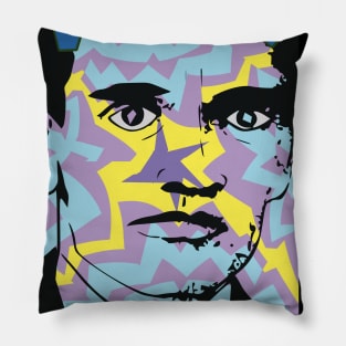 Cesar Vallejo IV Blue Pillow