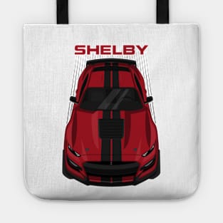 Ford Mustang Shelby GT500 2020-2021 - Rapid Red - Black Stripes Tote