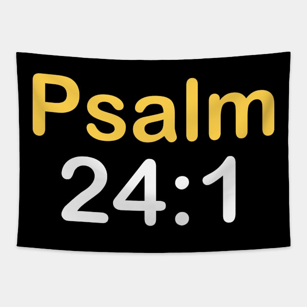 Psalm 24:1 Tapestry by theshop