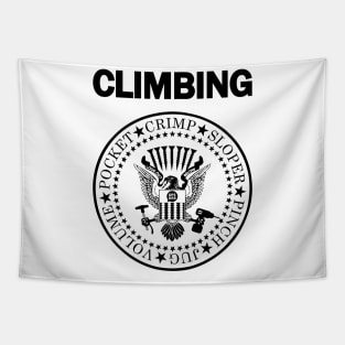 Punk Climber Tapestry