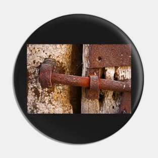 Rusted Doorlatch - Rothenburg, Germany Pin