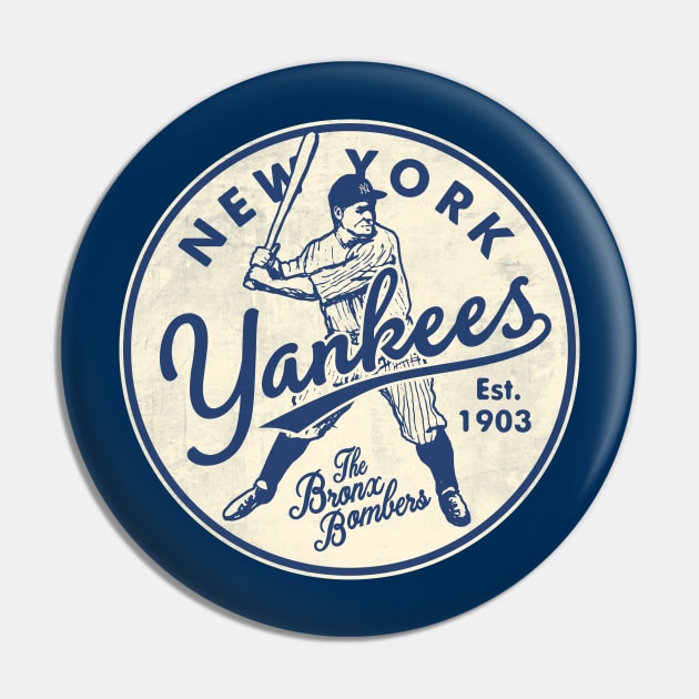 Old Style New York Yankees SMALL by Buck Tee Pin by Buck Tee