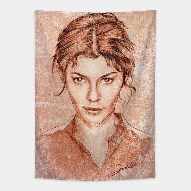 Audrey Tapestry by renatodsc