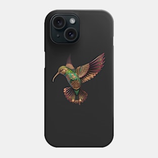 Royal Viking Hummingbird Green Phone Case