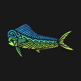 Tribal Mahi Mahi T-Shirt