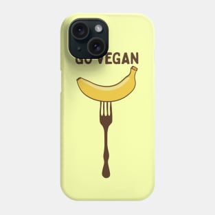 Go vegan Phone Case
