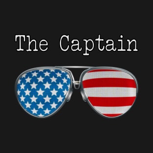 AMERICA PILOT GLASSES THE CAPTAIN T-Shirt