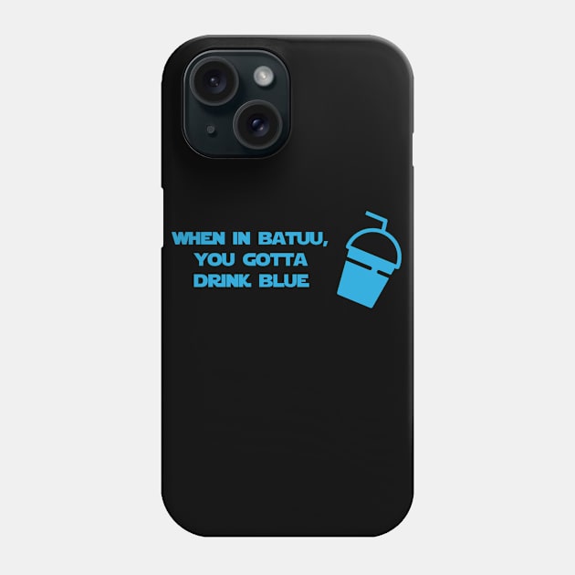 Batuu - Blue Milk Phone Case by MickeysCloset