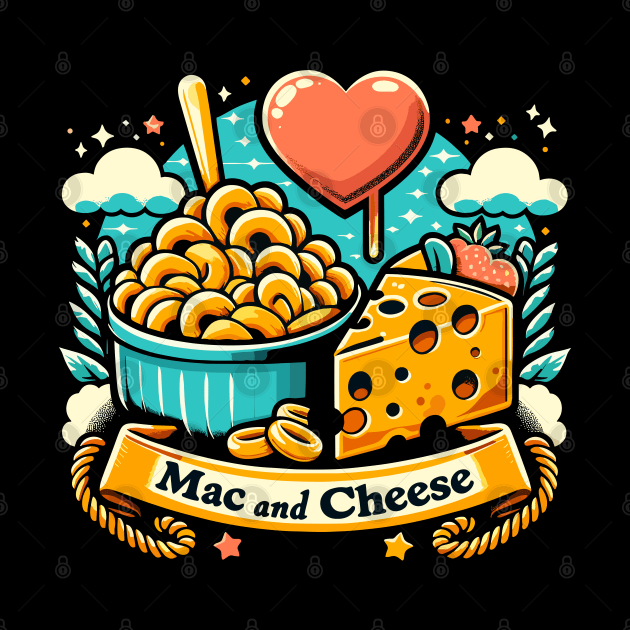 I Love Mac And Cheese by LaroyaloTees