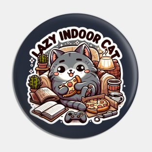 Cozy Whiskers & Chill Vibes: The Indoor Cat Lifestyle Pin