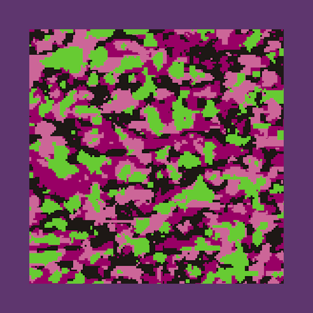 Orchid lime Digital Camouflage by Tshirtstory