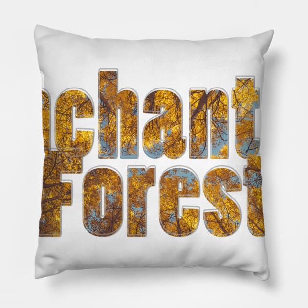 Enchanted Forest Pillow by afternoontees