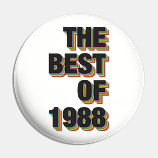 The Best Of 1988 Pin