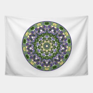 Bright circular arabic ornaments Tapestry