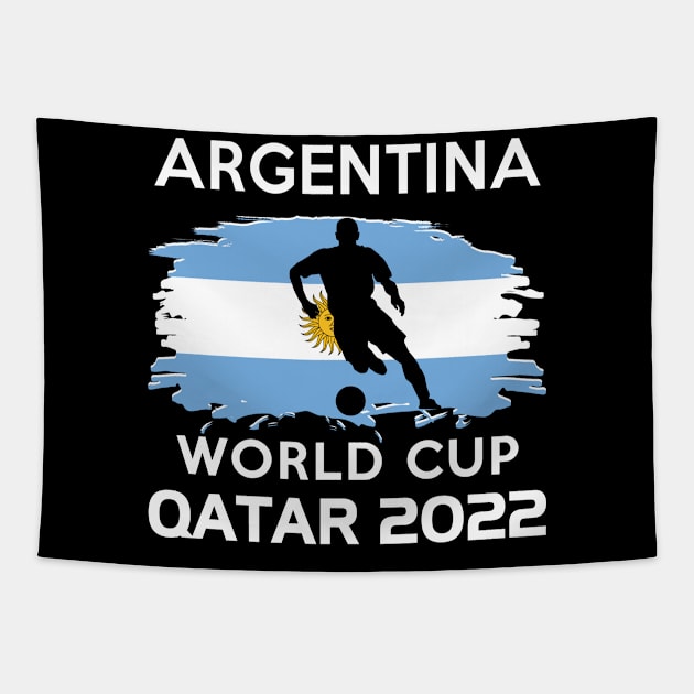 World Cup 2022 Argentina Team Tapestry by adik
