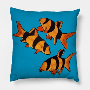 Clown loach fish tiger botia Pillow