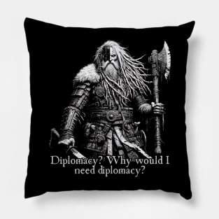 Barbarian Warrior Pillow