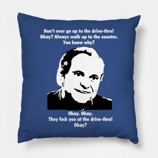 Leo Getz drive thru Pillow