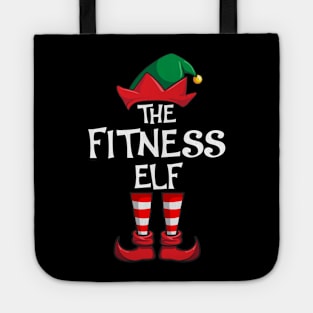 Fitness Elf Matching Family Christmas Sporty Tote