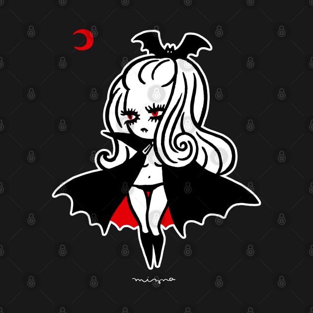 Vampire Girl Black by MiznaWada