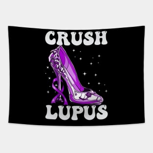 Crush Lupus Warrior Lupus Awareness Month Tapestry