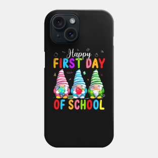 Cute Gnomes Happy First Day Of School Back To School Phone Case