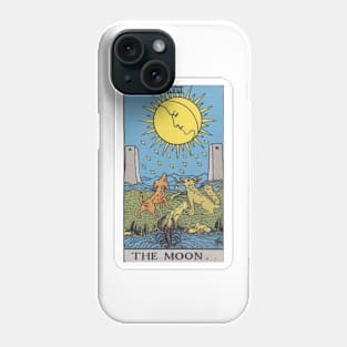 The Moon, Raider Waite Tarot, Divination Tarot Phone Case