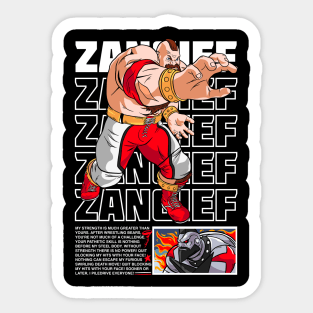 Zangief (SF6) Defeated Face Sticker – Vinyl Labz