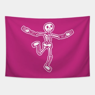 Skeleton Hug {DARK shirts} Tapestry