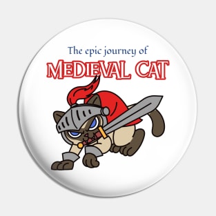 Medieval Cat Funny Cats Cat Lover Cute Cats Pin