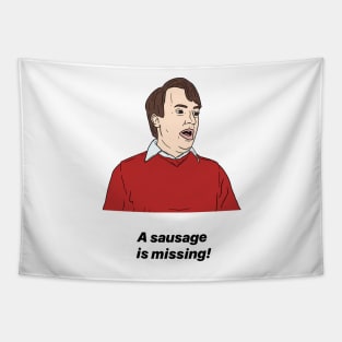 MARK CORRIGAN | A SAUSAGE IS MISSING! Tapestry