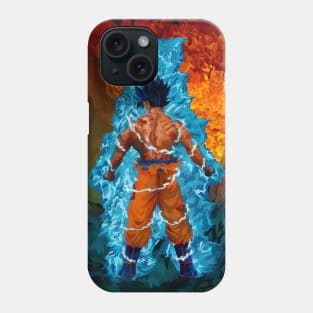 Blue Warrior abstract Phone Case