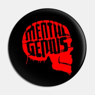 MENTAL GENIUS - Collector red edition Pin