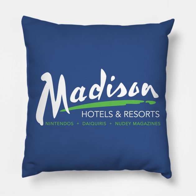 Madison Hotels Pillow by CoDDesigns