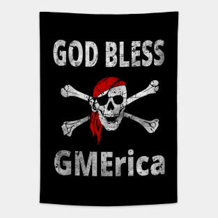 God Bless GMErica Tapestry