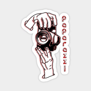 photographer reporter paparazzi photojournalist lensman shutterbug media press Magnet