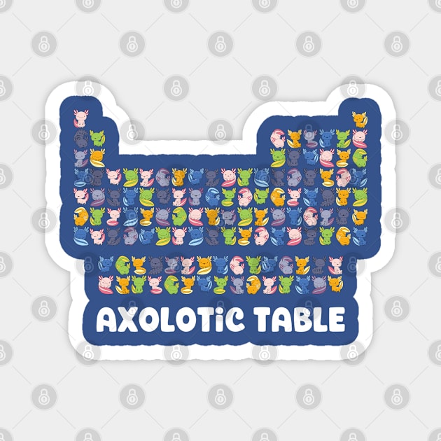 Axolotic Table Magnet by GoshWow®