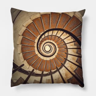 Circular staircase Pillow