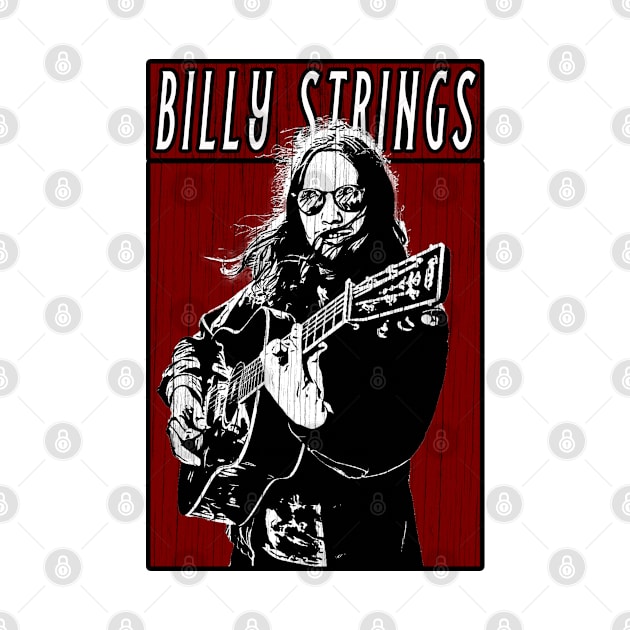 Vintage Retro Billy Strings by Projectup