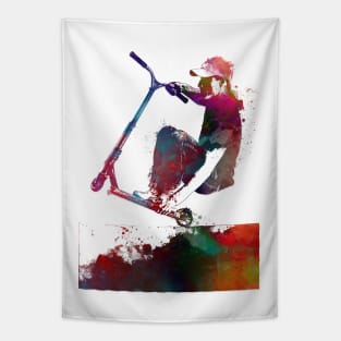 scooter sport art #scooter #sport Tapestry