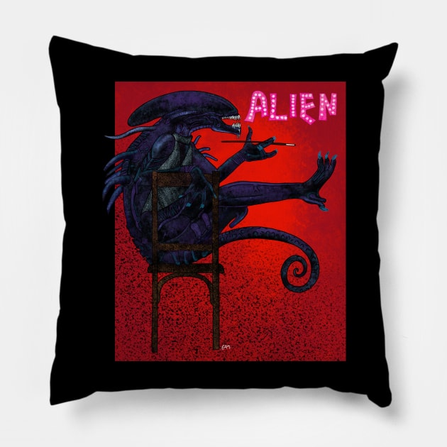 Alien Pillow by estanisaboal