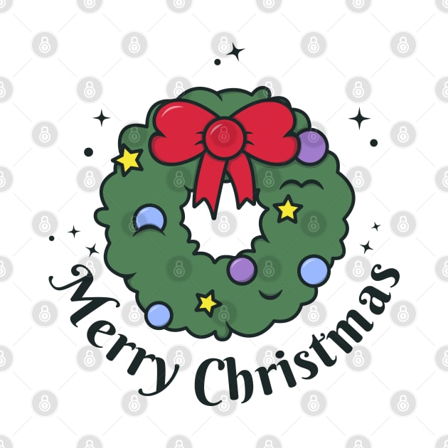 Christmas wreath - Merry Christmas by OgyDesign
