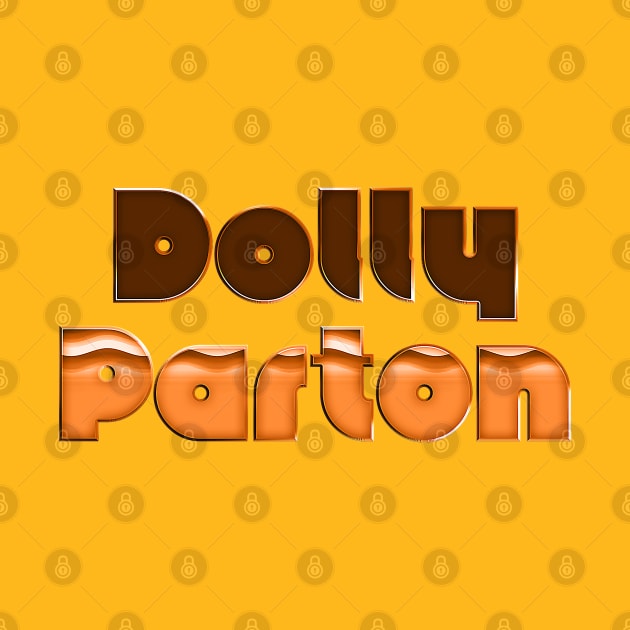 Dolly Parton //70s Retro Fan Design by DankFutura