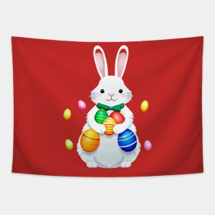 Easter design bunny funny eggs Tapestry