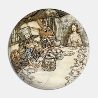 Alice’s Adventures in Wonderland Tea Party by Arthur Rackham Pin