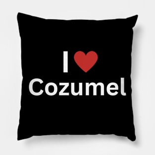 I Love Cozumel Pillow