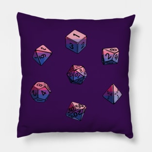 Pride Dice Set - Bisexual Pillow