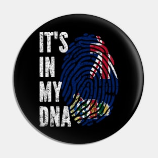 IT'S IN MY DNA Cayman Islands Flag Men Women Kids Pin