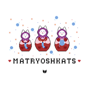 Matryoshkats Knitting Set T-Shirt